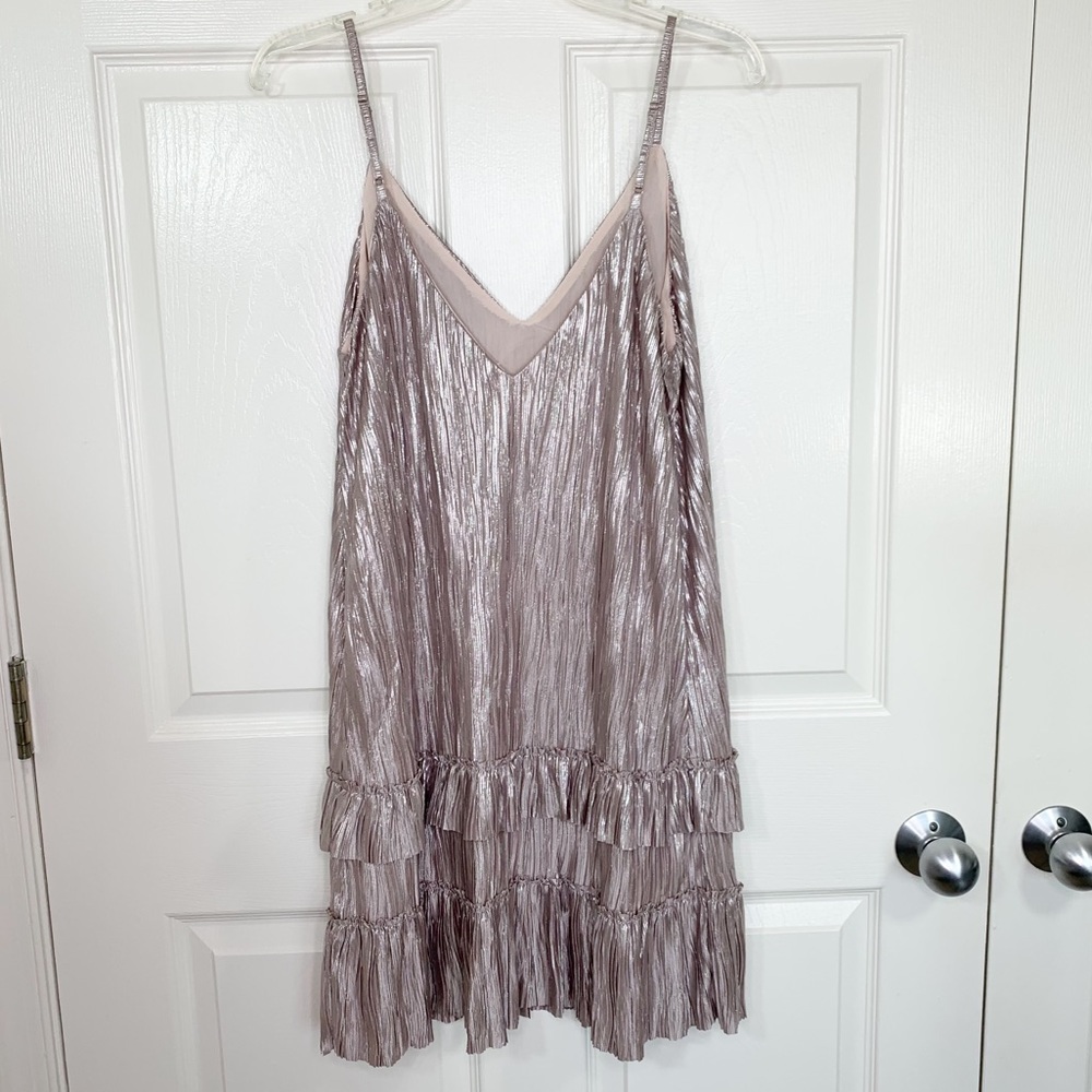 Lost + Wander Metallic Slip Dress - Picture 4 of 10